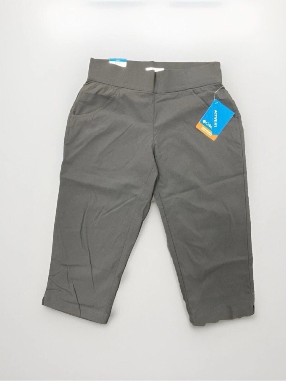 Columbia Women's Charcoal Gray Stretch Capri Pants